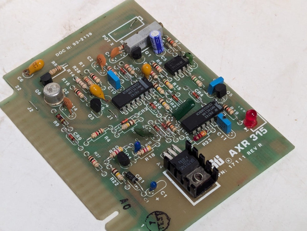 Sti AXR315 circuit board; PN 17111, rev R circuit board, Doc N: 93-2139