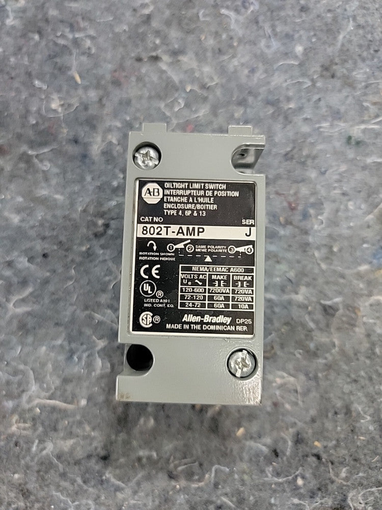 Allen Bradley 802T-AMP Ser J Limit Switch Body Only 