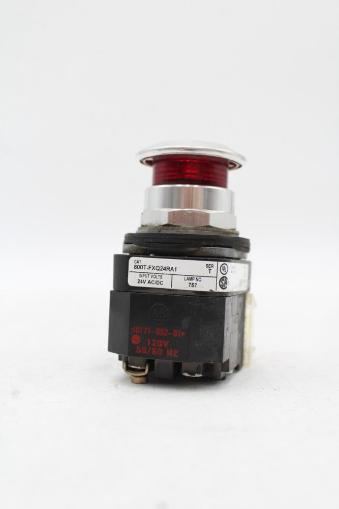 Allen-Bradley 800T-FXQ24RA1 Red Mushroom Head Push Button