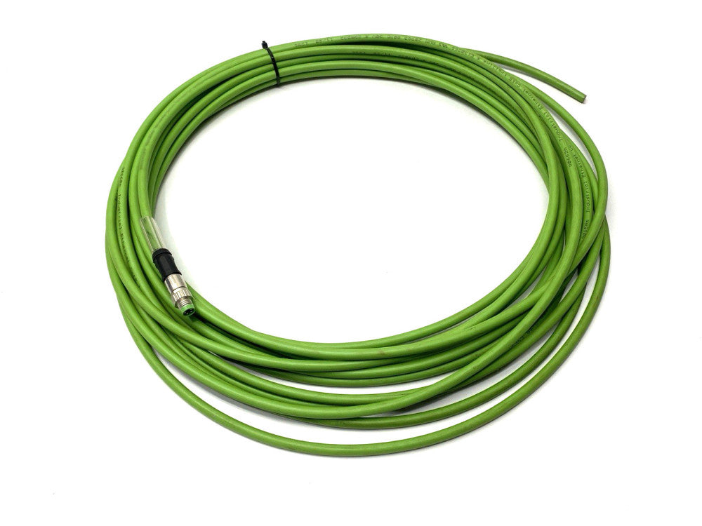 Beckhoff ZK1090-3131-0100 Single Ended EtherCAT Cordset M8 Male CUT TO 8m