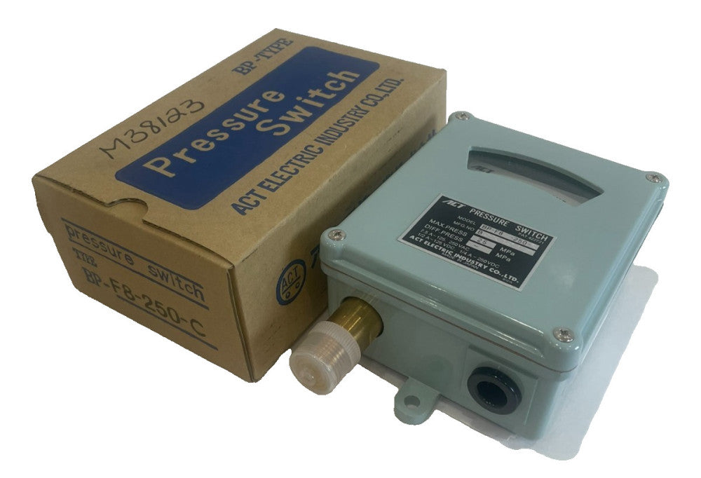 NEW ACT BP-F8-250-C PRESSURE SWITCH BPF8250C