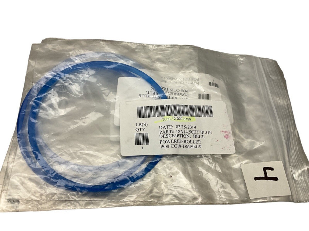 Round Polyurethane Blue Belt 18A14.50HT (LOT OF 4)