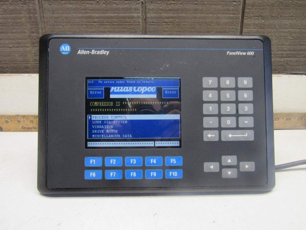 ALLEN BRADLEY 2711-K6C5 SER-C PANELVIEW-600 COLOR OPERATOR INTERFACE NICE USED !