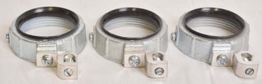3 Count 2-1/2" Grounding Insulated Conduit Bushing MGB250