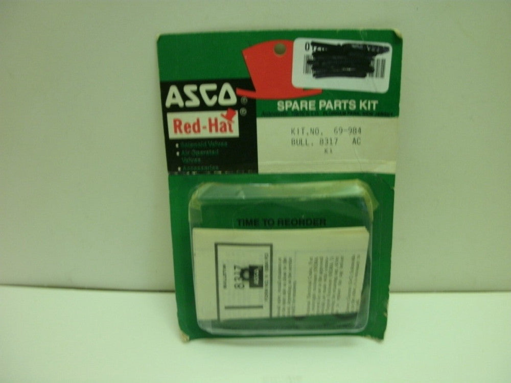 ASCO 69-984 REBUILD KIT 8317 AC COIL SOLENOID NEW IN PKG.