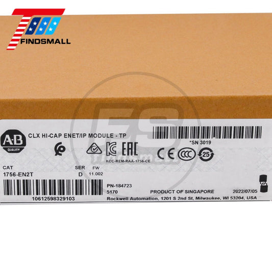 2022 US Ship Factory Seal Allen Bradley 1756-EN2T Ser D CLX HI-CAP Enet/IP Modul