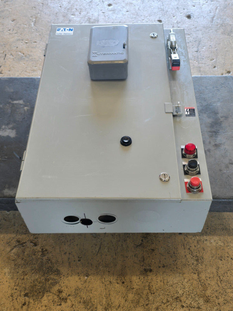 EATON SIZE-3 COMBINATION MOTOR CONTROLLER,ECN2431CCG,600V/50HP,USED, MAKE OFFER!