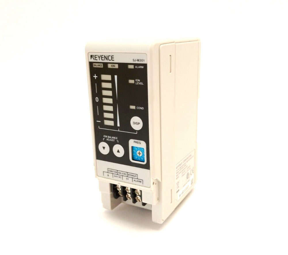Keyence SJ-M301 High-Performance Micro-Static Eliminator Controller MISSING DOOR