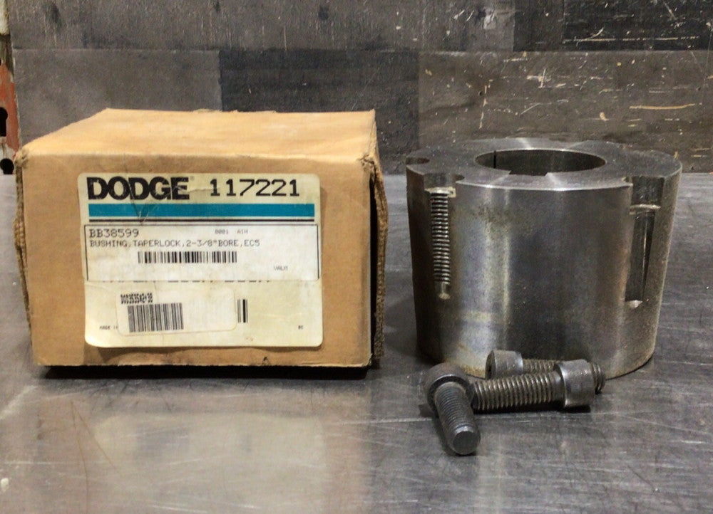 Baldor Dodge 117221 3535 x 2-3/8-KW Taper Lock Bushing Bb38599- Nos