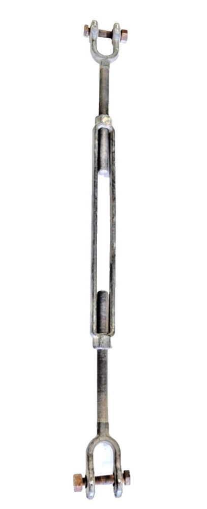 TURNBUCKLE JAW TO JAW 40" X 64" LENGTH, STEEL, TAKE UP: 24" 1-1/4"-7 THREAD SIZE