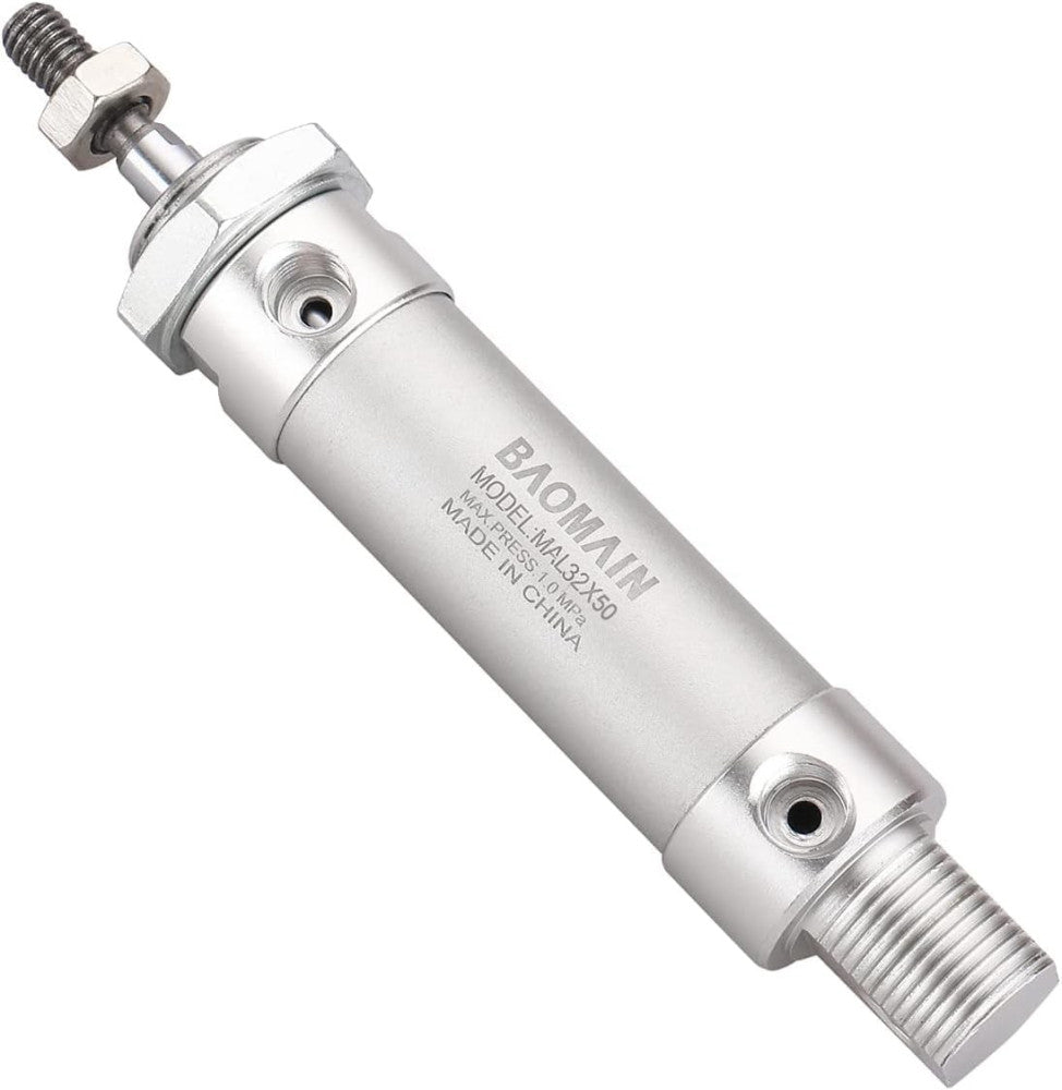 Pneumatic Air Cylinder MAL 32 X 50 Bore 1.26 inch(32 mm),Stroke 1.97 inch(50m...
