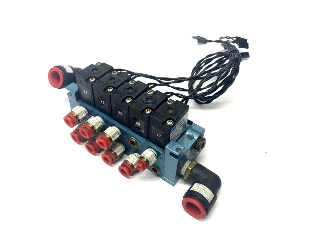 Universal Instruments 47085001/B Valve Pack Manifold Assembly 45A-SA1-DFEA-1BA