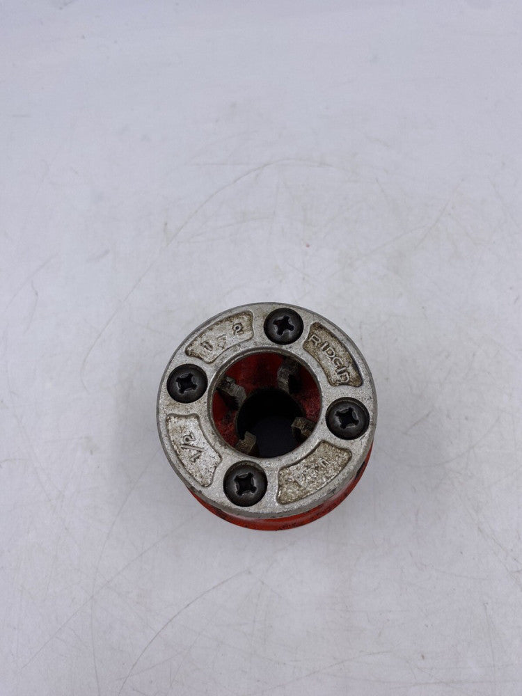 Ridgid Manual Pipe Threader 1/2" Die Made in USA Heavily Used 1/2 00R