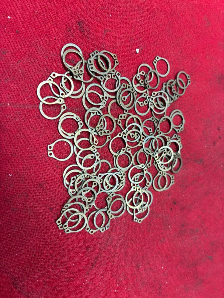 UNBRANDED EXTERNAL RETAINING RING ID: 5/16" OD: 7/16" (LOT OF 98)