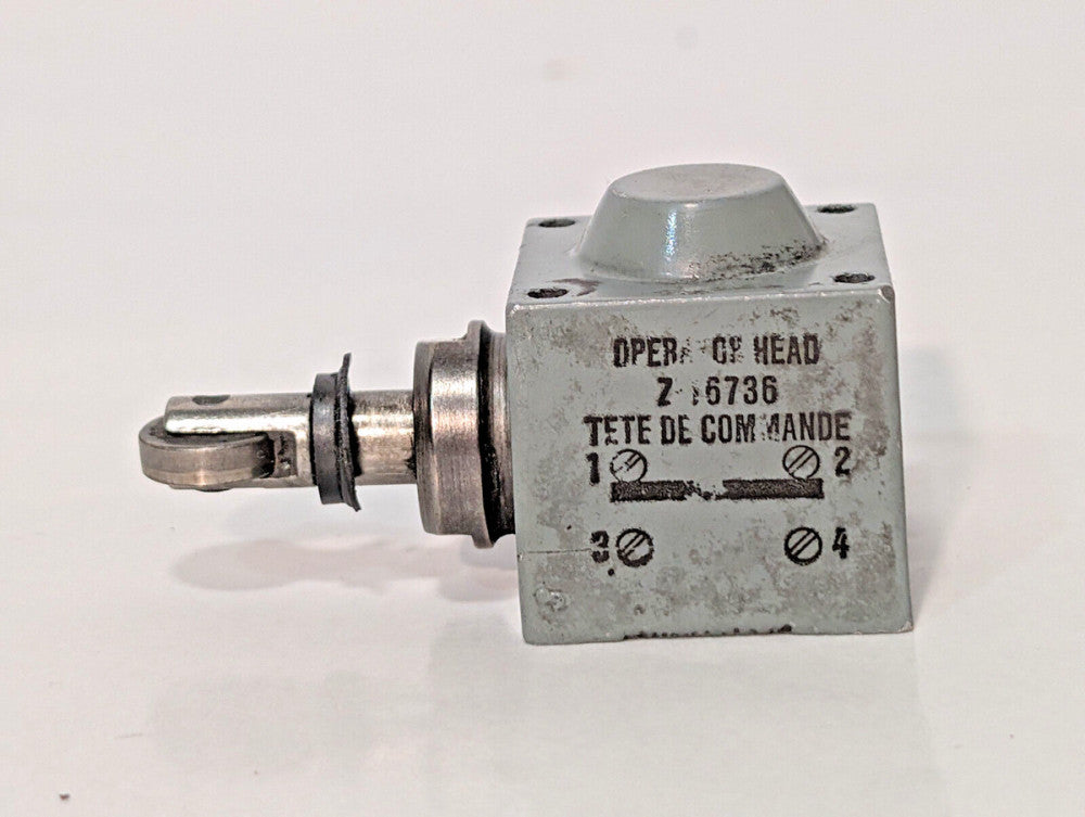 Allen-Bradley Z-16736 Operator Head, Roller, Plunger, Limit Switch