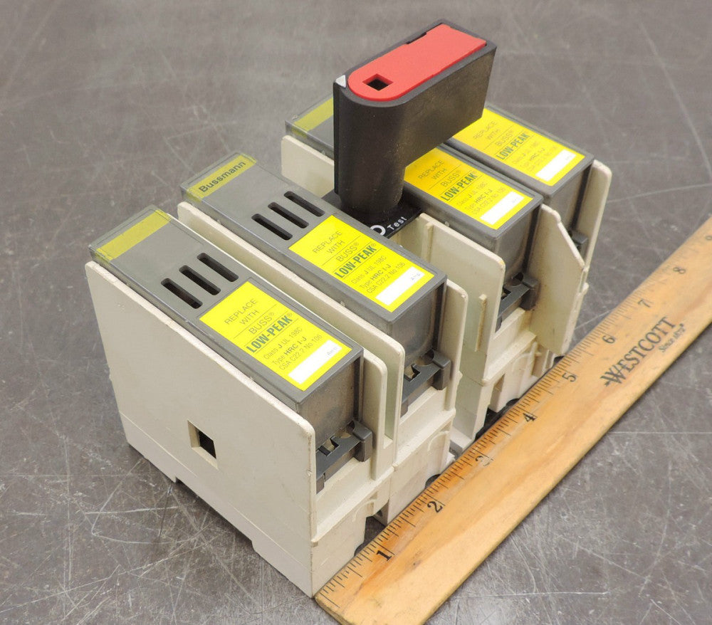 Bussmann CFD 30J4 Disconnect Switch 600 Volts Ac 30 Amps Used