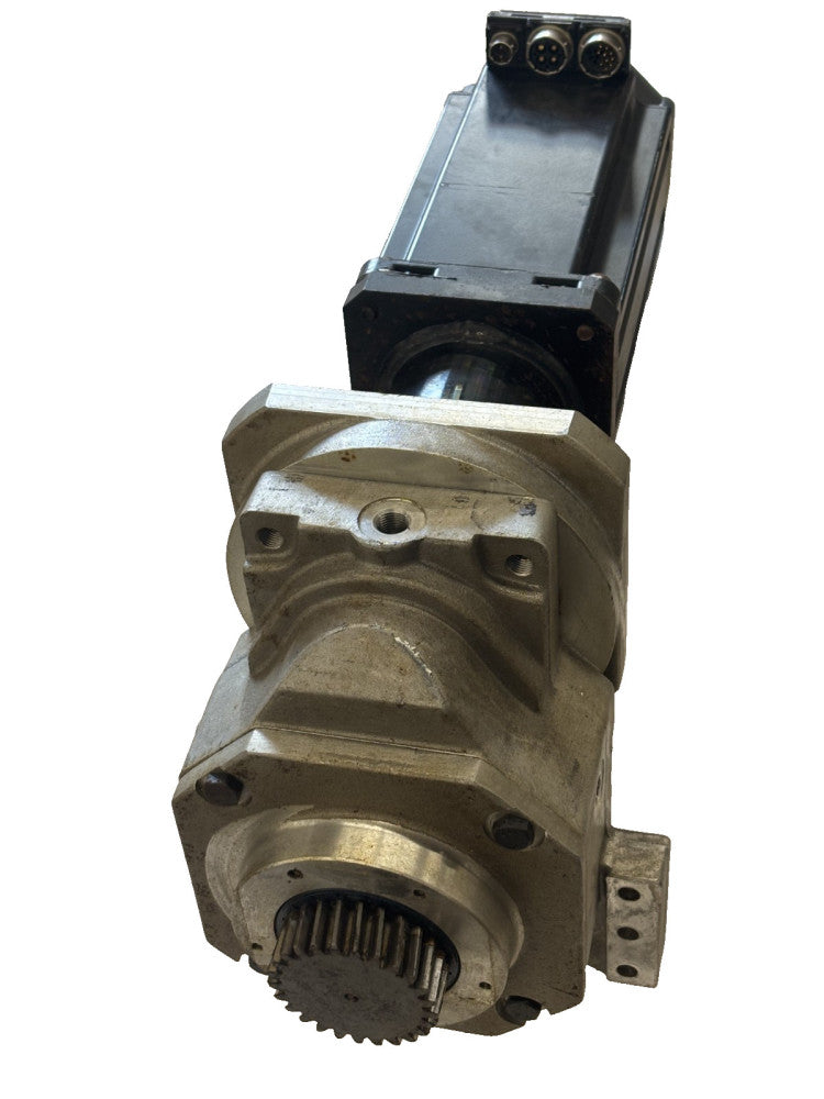 ALLEN-BRADLEY SERVO MOTOR MPL-B540K-MJ24AA W/FOBRO SPUR GEARBOX ES1025 24MM BORE