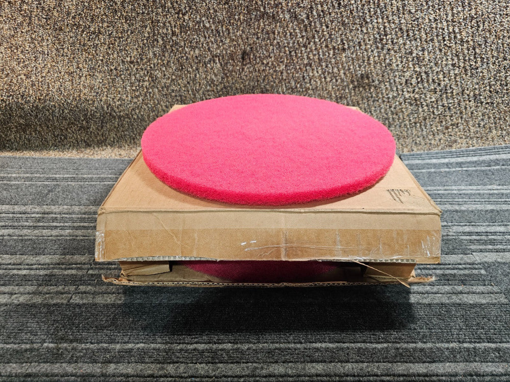 (QTY 5) Unitex FP-17RD-CS 17" Professional Series Floor Pads Red Spray Buffing