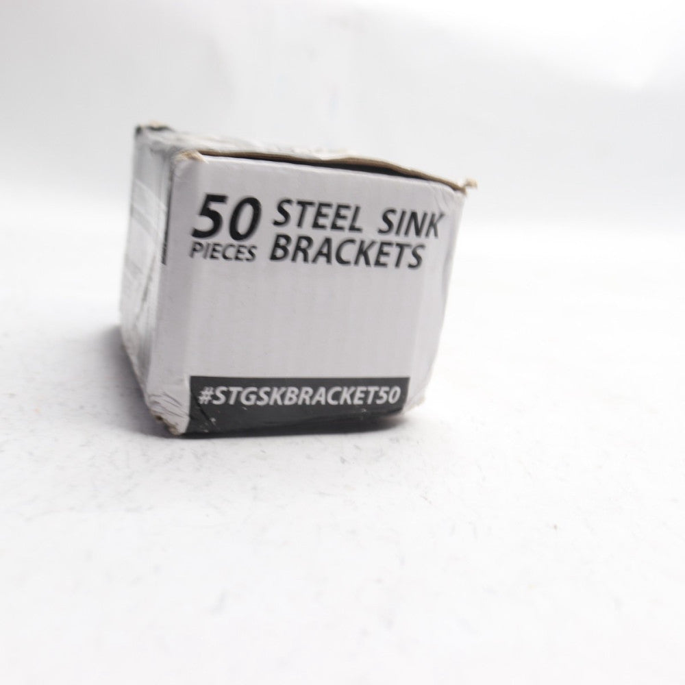 (50-Pk) Sink Brackets Steel STGSKBRACKET50