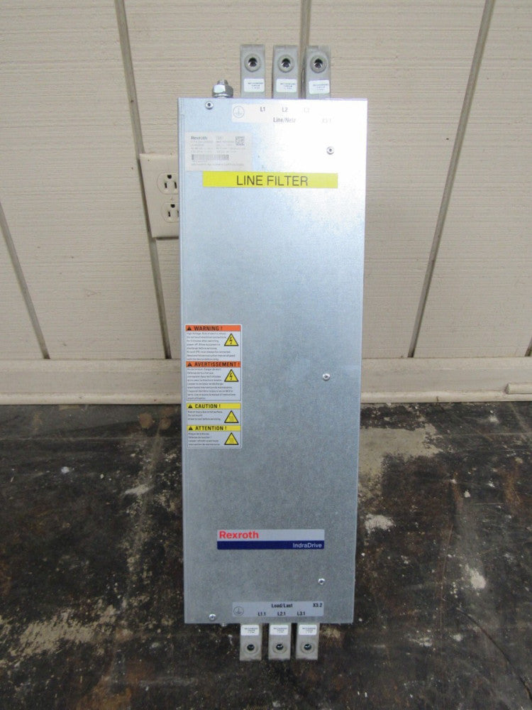 REXROTH INDRADRIVE LINE FILTER HNF01.2D-F240-E0125-A-480-NNNN 480V 125A XLNT !!