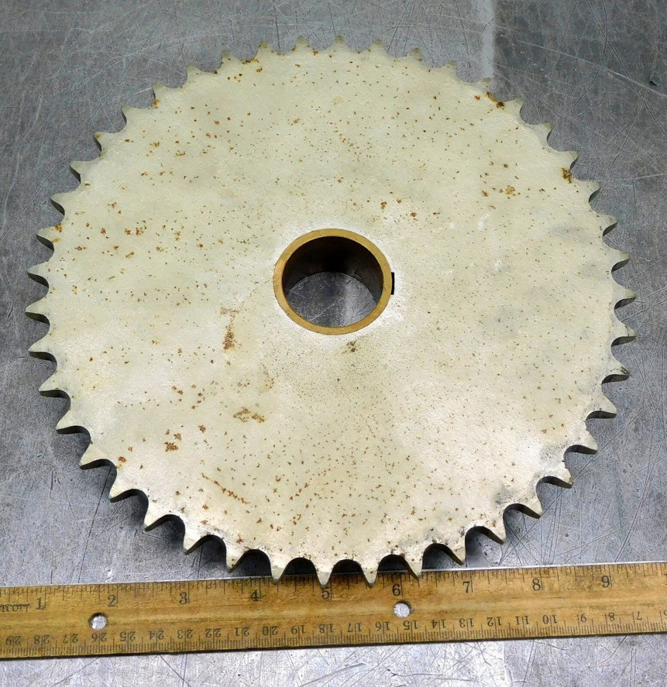 Martin 50B44 Roller Chain Sprocket #50 44 Teeth 1-1/2" Bore