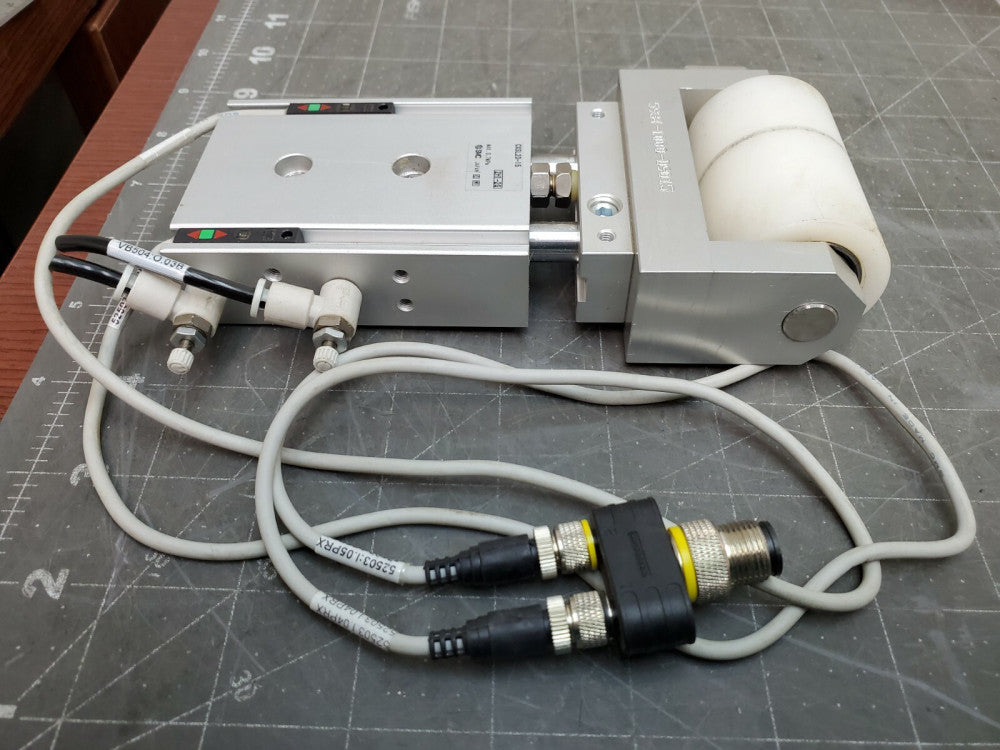SMC CXSL20-15 Dual Rod Guided Air Cylinder With Hardware WORKING PULL [OF19]