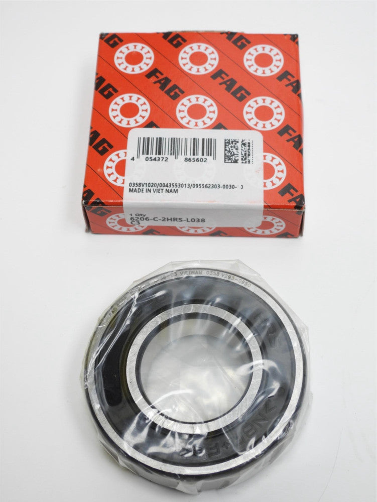 FAG 6206 C 2HRS l038 C3 Deep Groove Radial Ball Bearings Single Row 30x62x16 mm