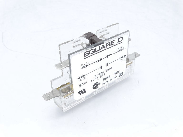 SCHNEIDER ELECTRIC 9999-D11 CONTACT BLOCK