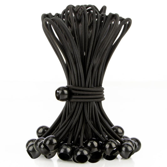 20PACK Bungee Cords with Balls - 6 Inch Heavy Duty Ball Bungee Cords, Multi-P...