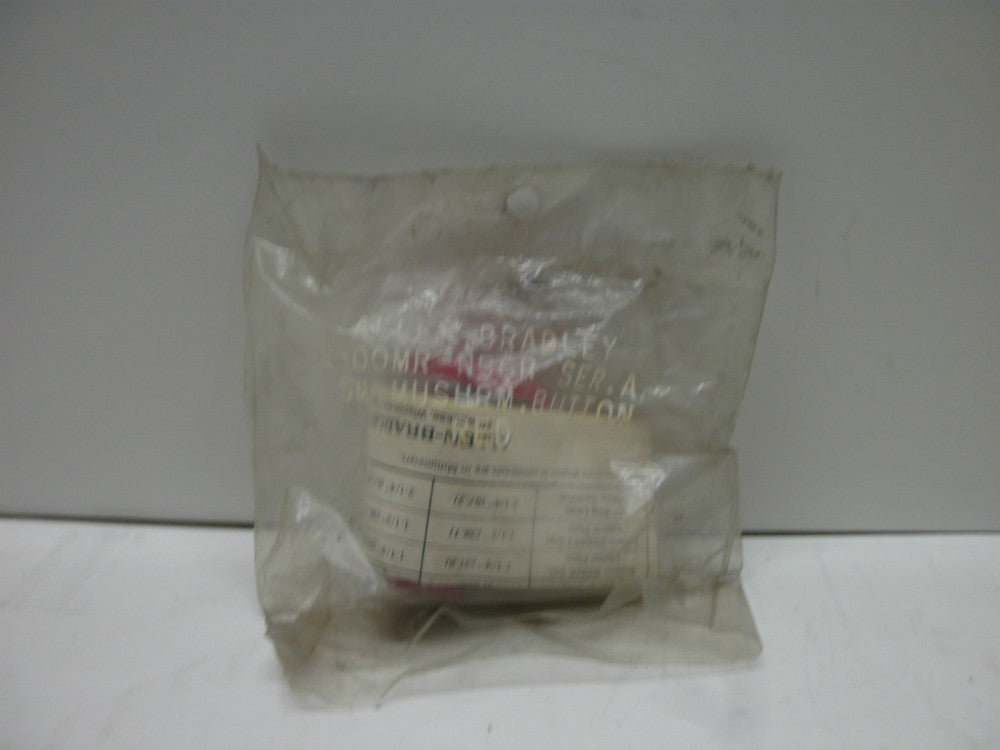 ALLEN BRADLEY 800MR-N56R SER A MUSHROOM BUTTON RED CAP NON-ILLUM NEW IN BAG