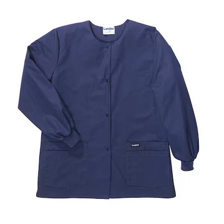 Landau 7525Bnpxxl Warm Up Jacket,2Xl,Navy,Womens