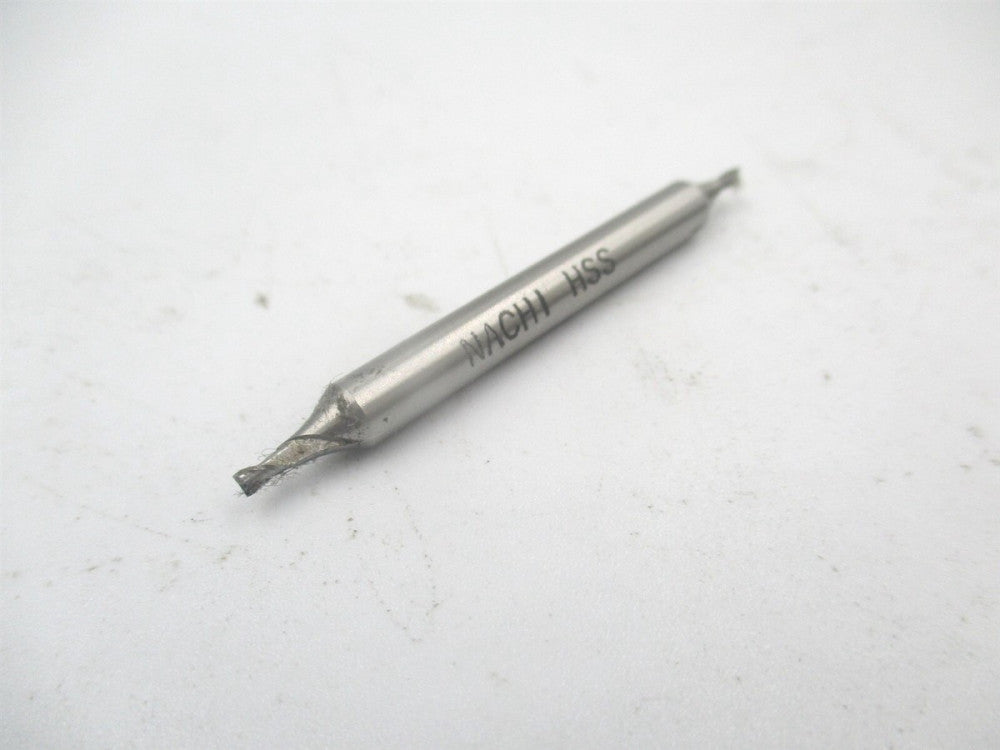 Nachi .269" x 1/16" x 2" OAL High Speed Steel 2-Flute Double End Endmill 