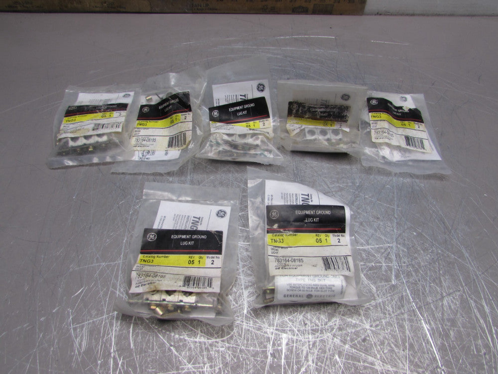 *Lot of 7* - GENERAL ELECTRIC TNG3 , GROUND LUG KITS, NEW IN BAGS! MAKE OFFER!