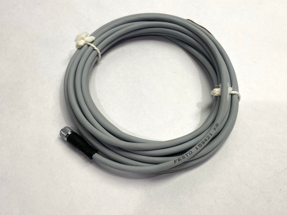 Festo SIM-M8-3GD-5-PU Single-Ended Cordset 3-Pin M8 5m 159421