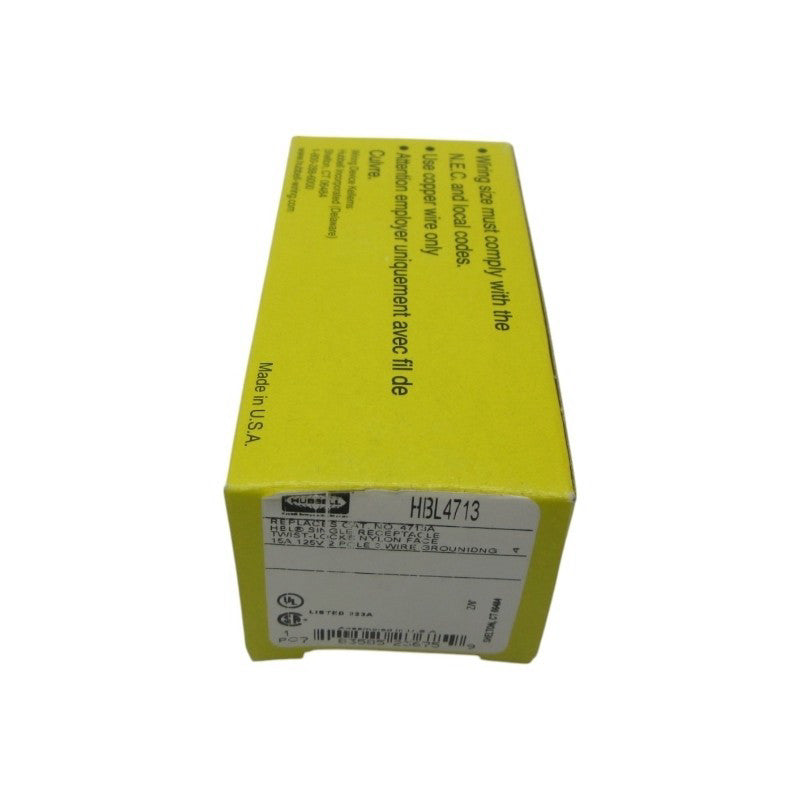 HUBBELL HBL4713 125V 15A NSMP