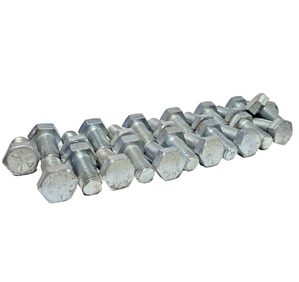 FULLY THREADED HEX BOLT 3/4-10X1-1/2 ZINC PLATED STEEL LOW-STRENGTH (LOT OF 25)
