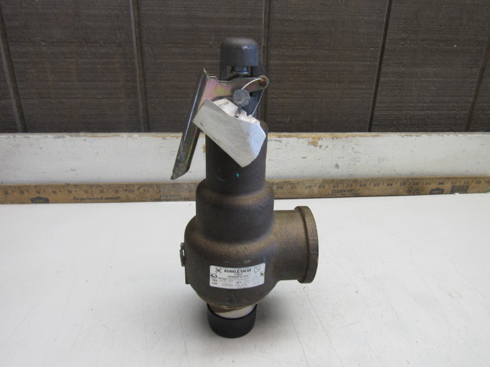 KUNKLE SAFETY VALVE 6030HGM01-AM 1-1/2"x2" 300PSIG 12632LB/HR NEW SURPLUS NO BOX