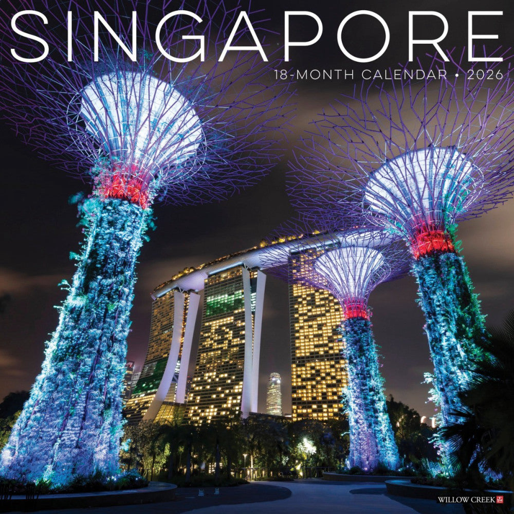 Singapore  12" x 12" Wall Calendar (free shipping)