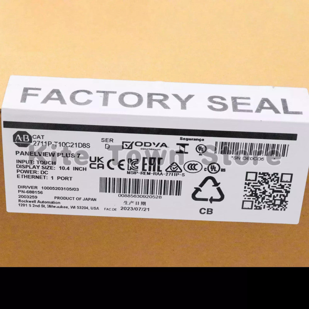 1 Year Warranty SER/D Allen Bradley 2711P-T10C21D8S Graphic Terminal