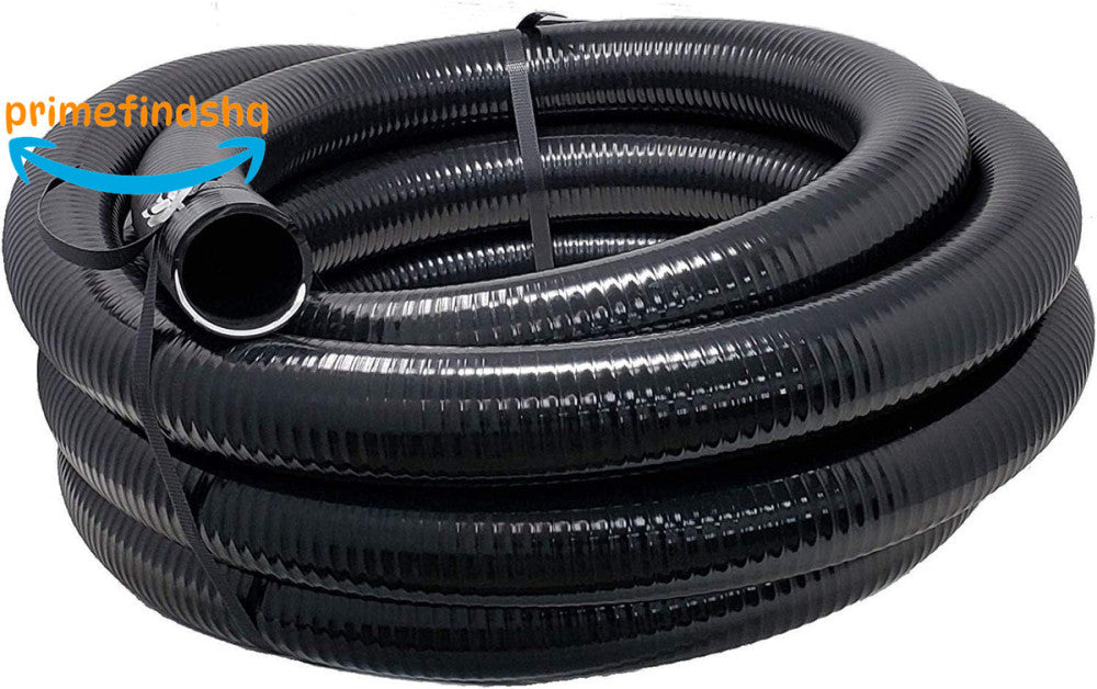 Sealproof Flexible PVC Pipe 2 Inch Dia Hose 50 FT Length Black Tubing Sched NEW