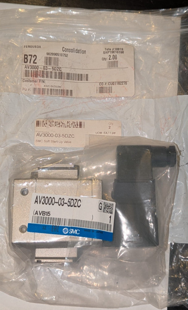 SMC Valve AV3000-03-50ZC New & Sealed
