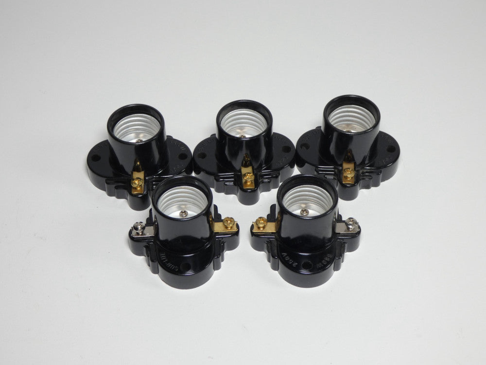 *Lot of 5* Sun-Lite B-98 Lamp Holder Socket 660W 250V - NEW Surplus!