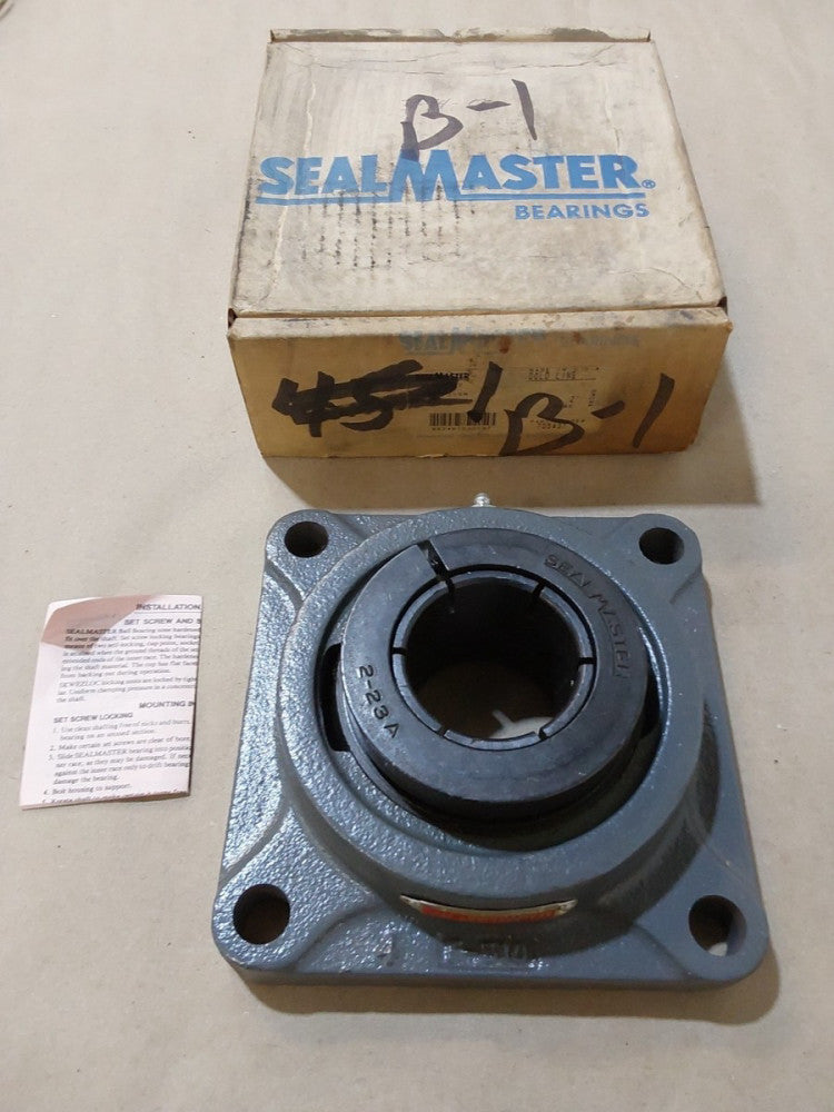 SEALMASTER SF-32T 4-BOLT FLANGE MOUNTED BEARING 2" BORE SF32T NEW