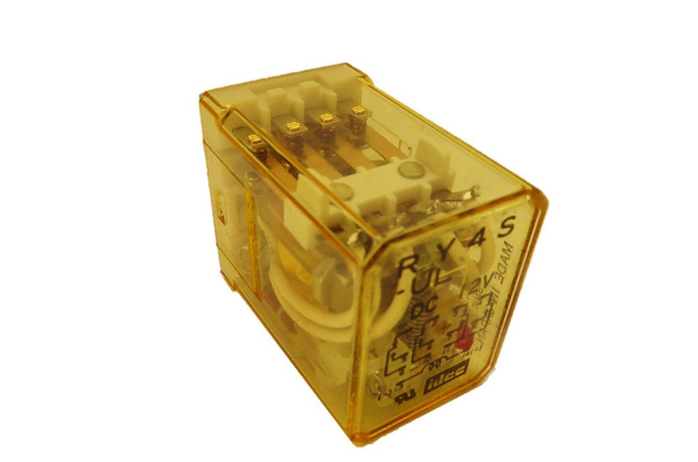 IDEC  RY4S-UL  DC 12V Ice Cube Relay  NEW NO BOX