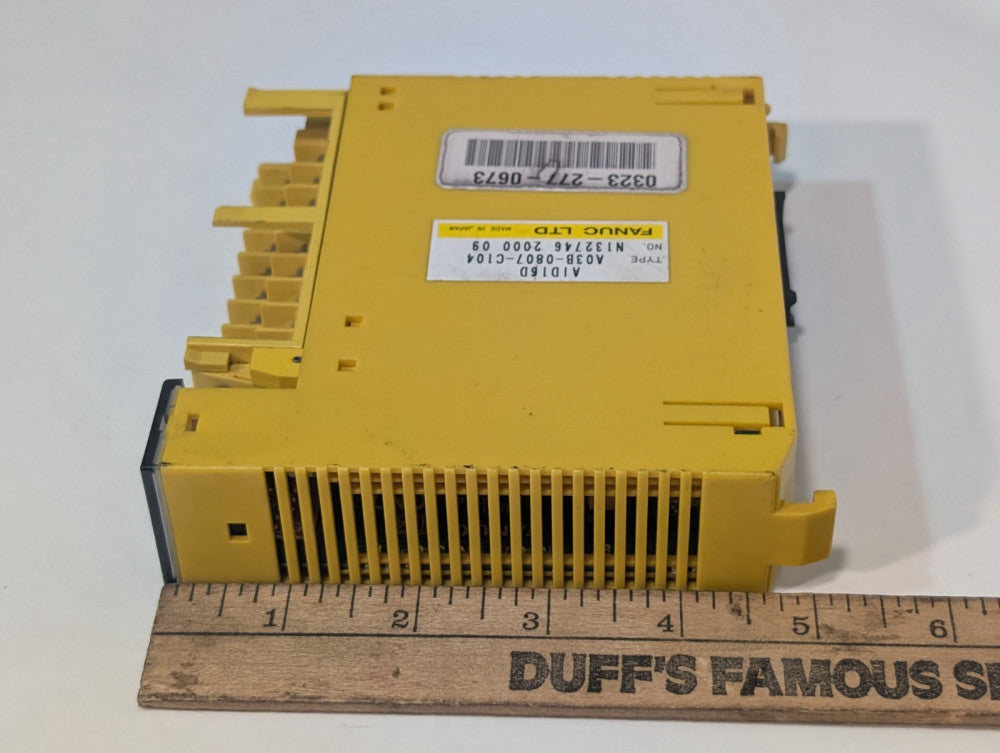 Lot of 2: Fanuc A03B-0807-C104 Industrial Control System Digital Input Modules