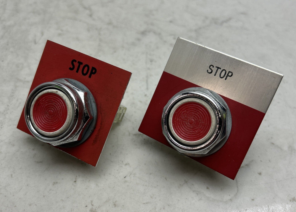 2 Pack Square D Stop Pushbutton 9001 KA-3 Contact Block Heavy-Duty Series G