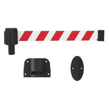 Banner Stakes Pl4126 Belt Barrier,Matte,Red Belt