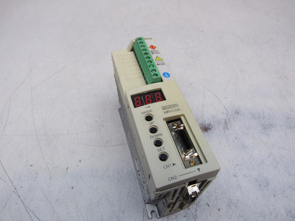 MITSUBISHI MR-C10A MELSERVO AC SERVO DRIVE XLNT USED TAKEOUT MAKE OFFER !!