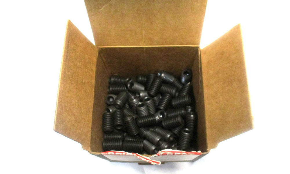 Brighton (101455) 3/8-16 UNC 5/8 OAL 3/16 Hex Cup Point Set Screw - Lot of 100