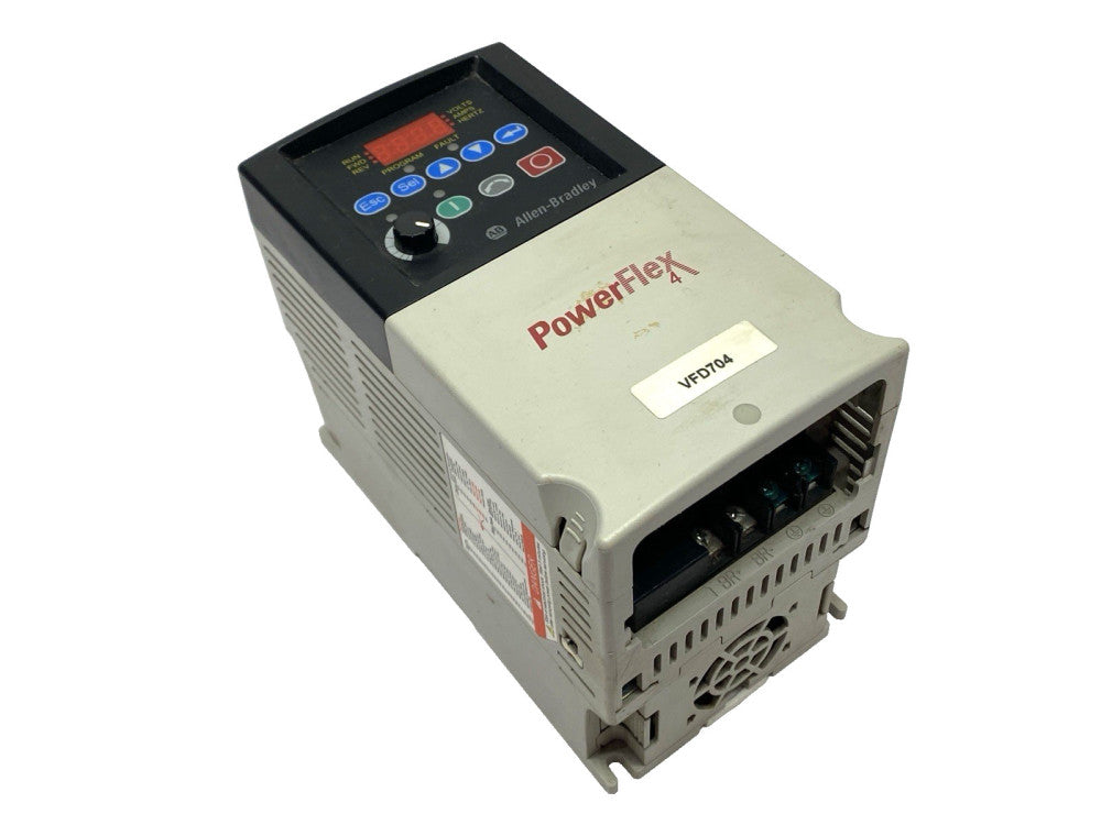 Allen Bradley 22A-D6P0B104 Ser. A PowerFlex 3-Phase AC Drive 480VAC
